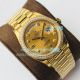 EW Factory Yellow Gold Rolex Day Date 36MM Replica Watch Diamond Bezel_th.jpg
